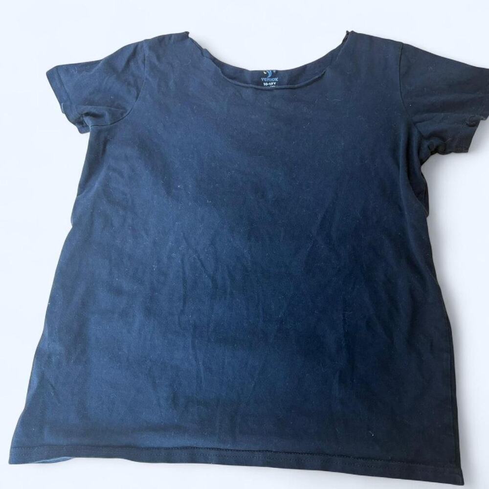 Black one of a kind t-shirt with back cutout detail rock 'n roll
